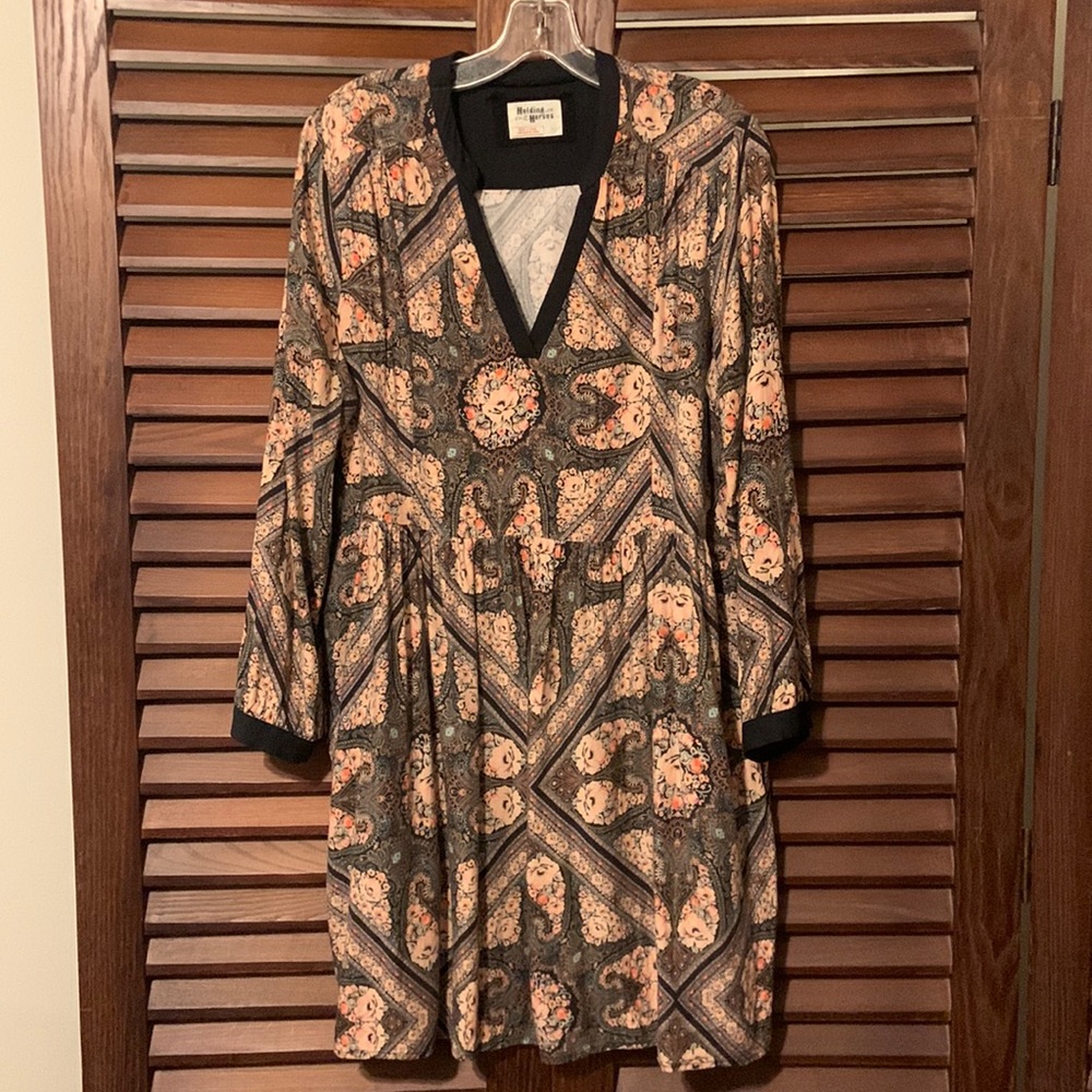 Anthropologie Holding Horses Dress w/ pockets, size L